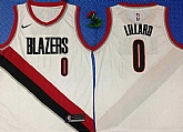 Blazers 0 Damian Lillard White City Edition Nike Swingman Jersey,baseball caps,new era cap wholesale,wholesale hats